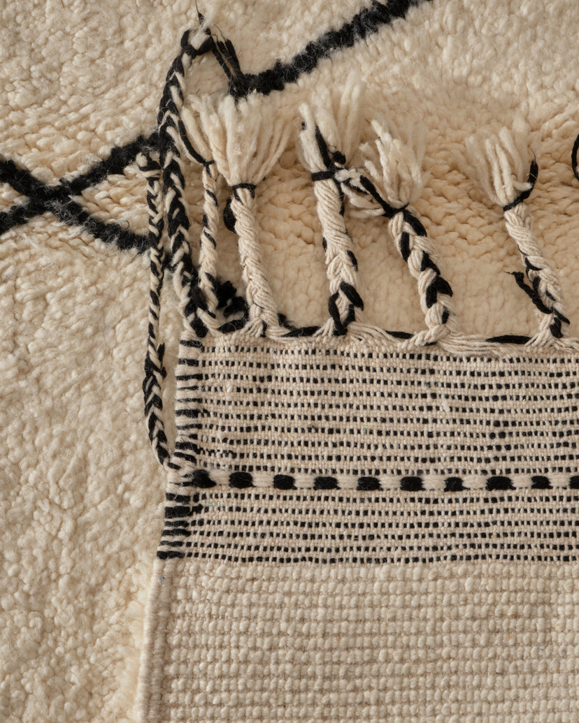 Asinagh Beni Ourain Rug - Custom Size