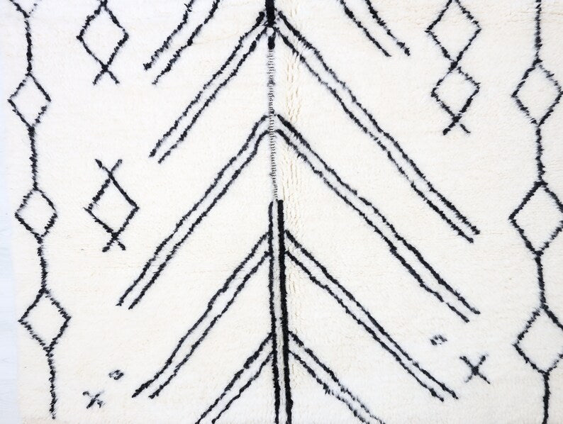 Guraya Beni Ourain Rug 5'1" x 7'4"