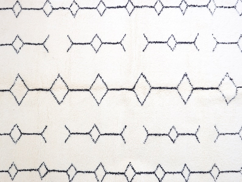 Lunja Beni Ourain Rug 4'9" x 7'4"