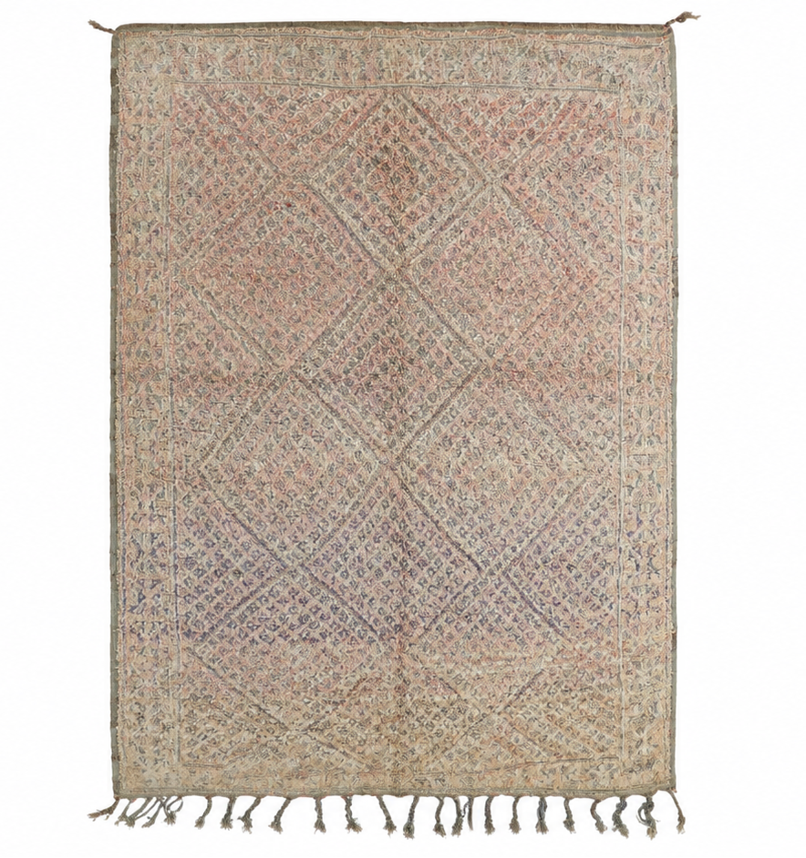 Izhir Vintage Moroccan Rug 6'8" x11'8"