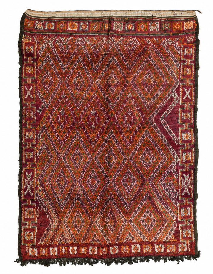 Kalzar Vintage Moroccan Rug  6'9" x 9'6"
