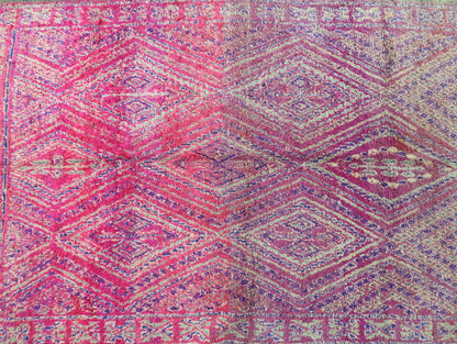 Amanar Vintage Moroccan Rug 7'2" x 11'7"