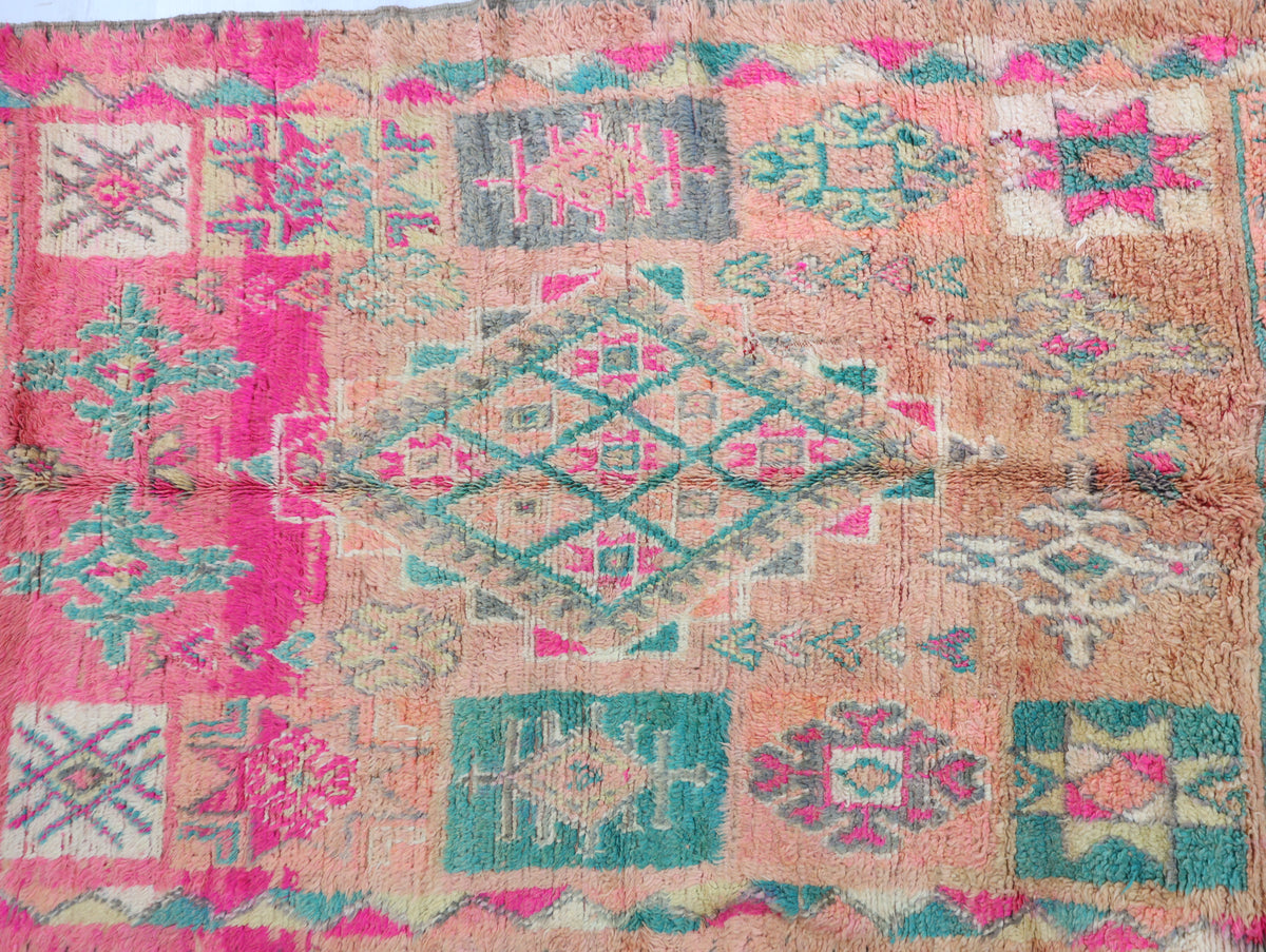 Amalu Vintage Moroccan Rug 5'7" x 11'8"