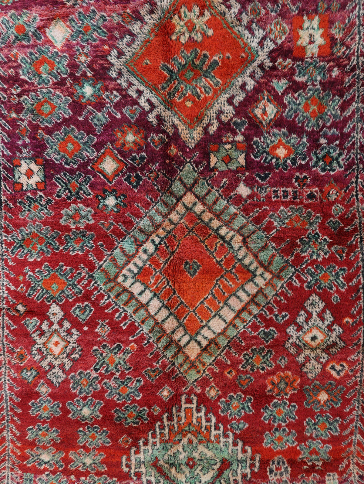 Asiremli Vintage Moroccan Rug 6'2" x 9'8"