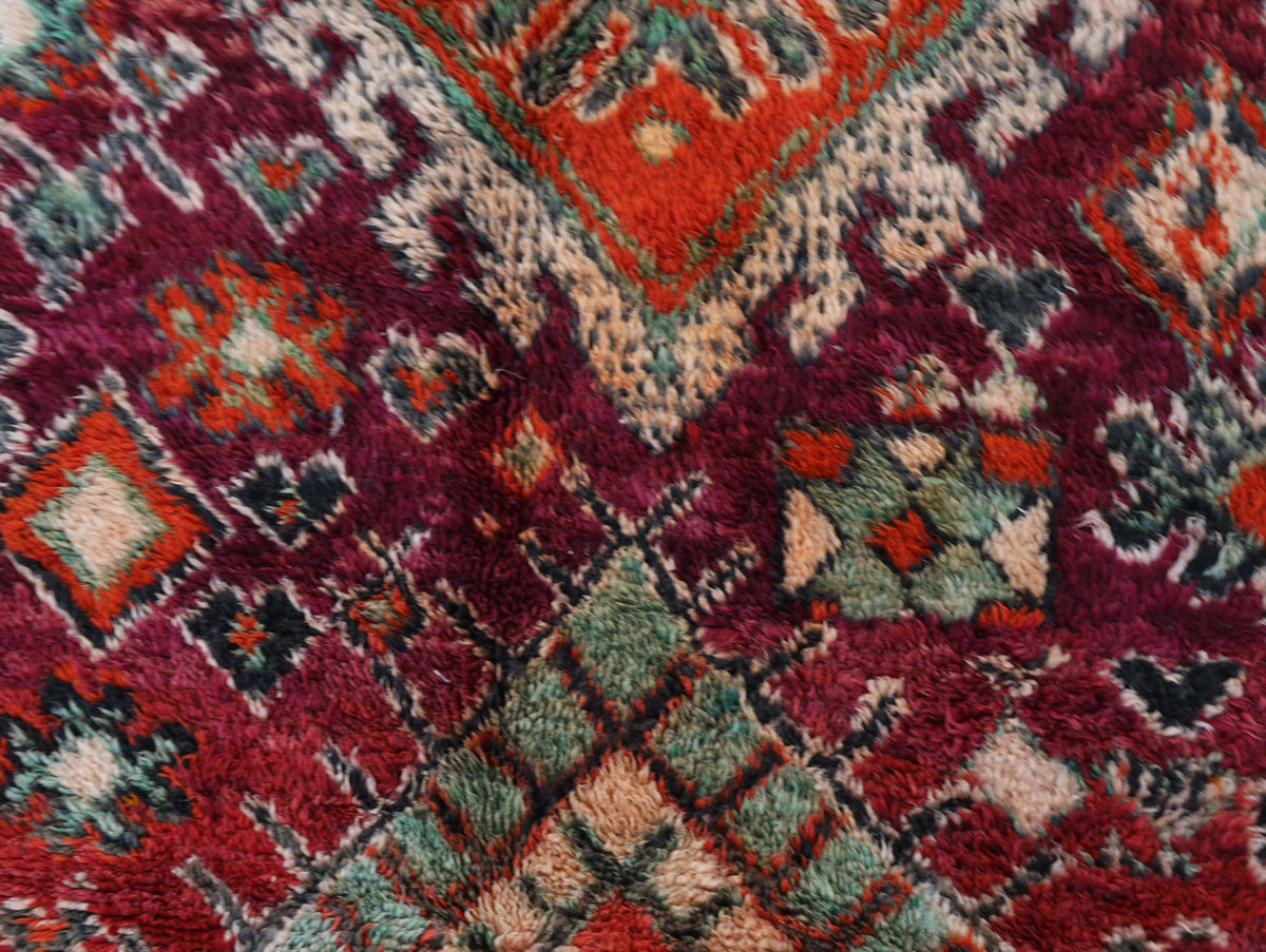 Asiremli Vintage Moroccan Rug 6'2" x 9'8"