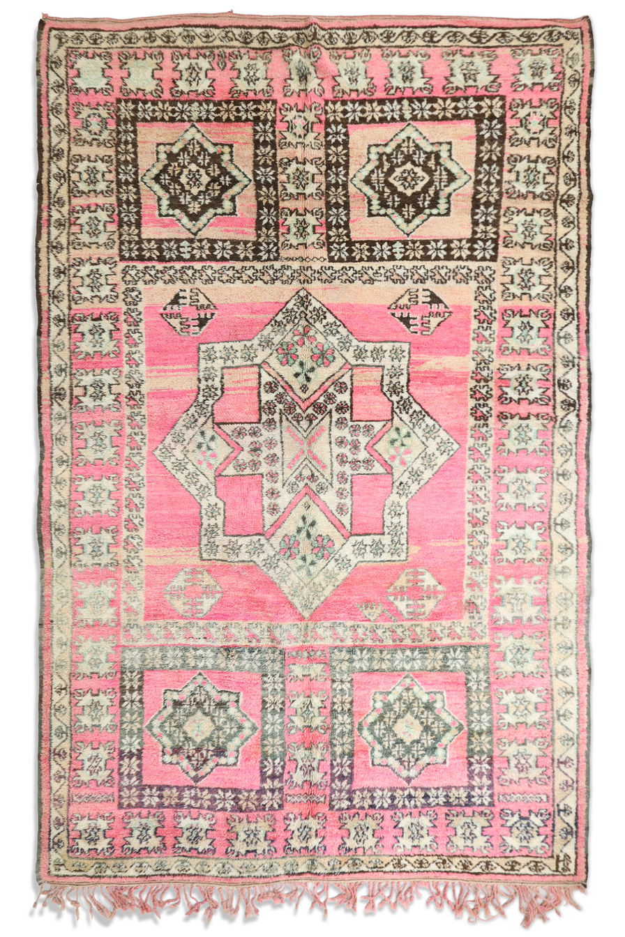 Tazrart Vintage Moroccan Rug 6'2" x 11'3"
