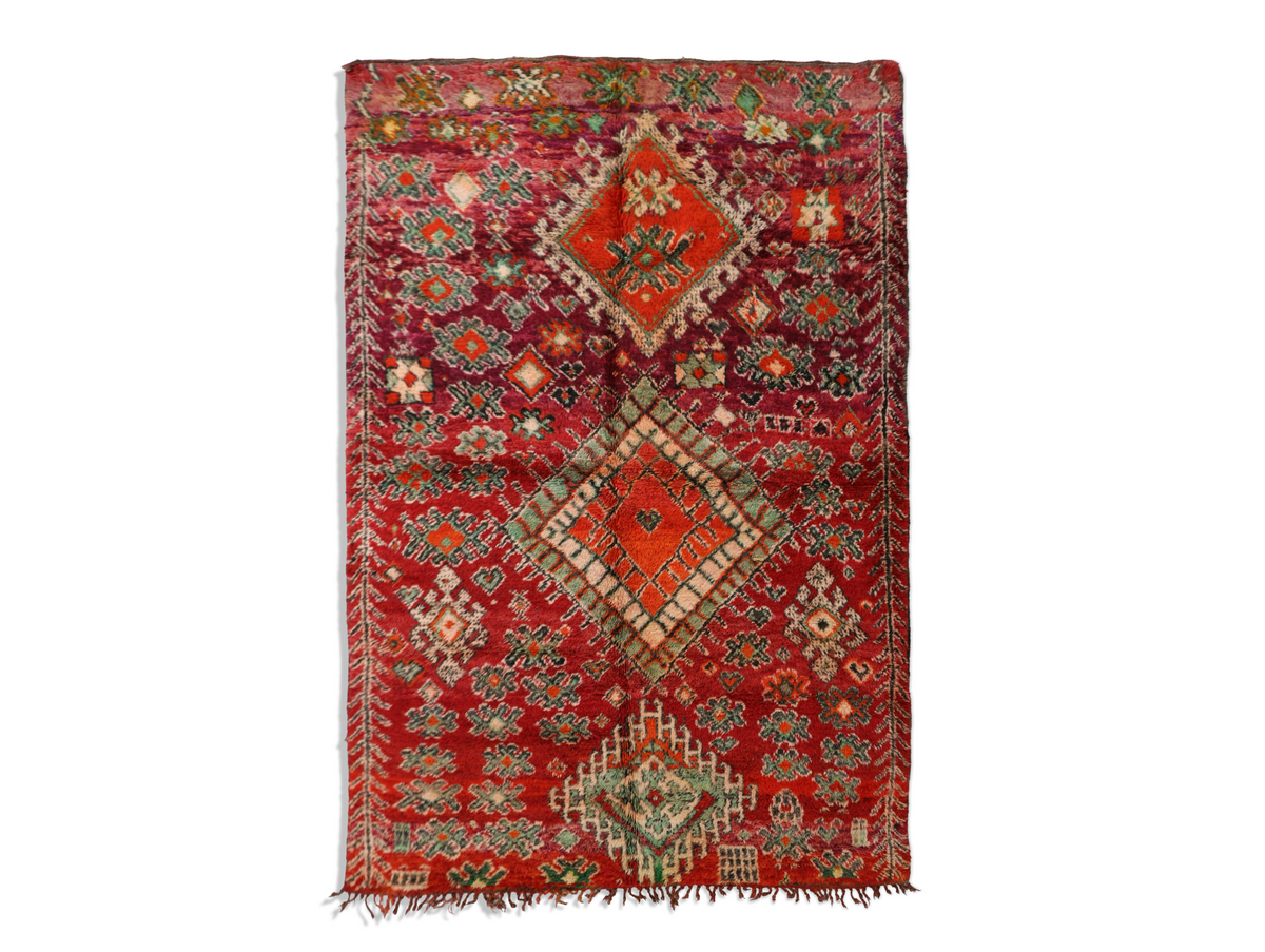 Asiremli Vintage Moroccan Rug 6'2" x 9'8"