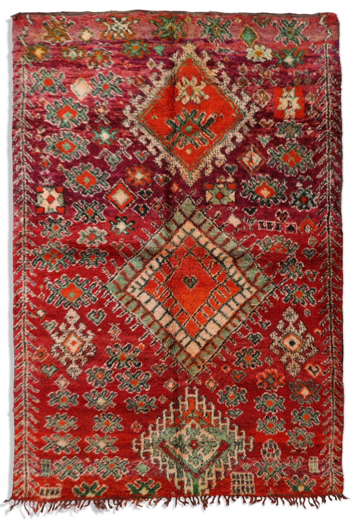 Asiremli Vintage Moroccan Rug 6'2" x 9'8"