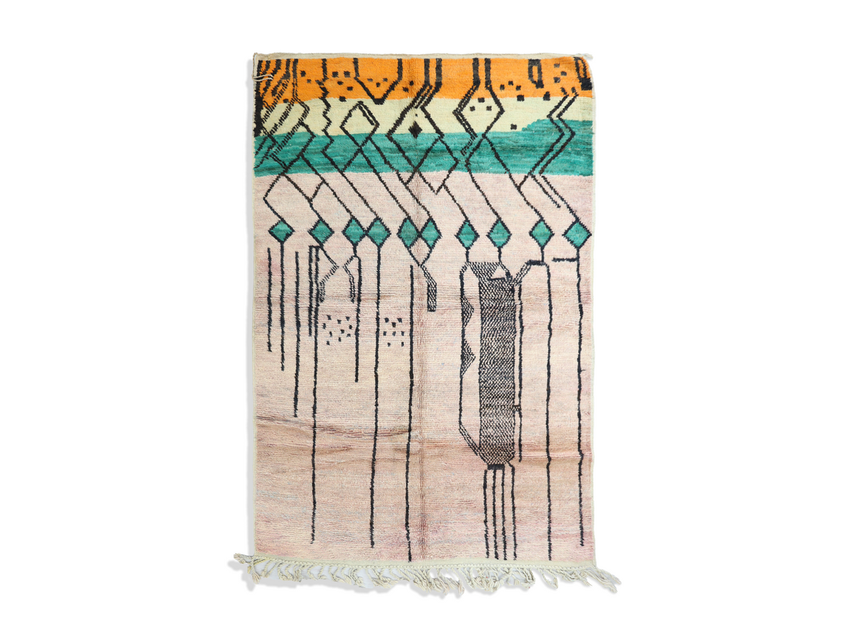 Tighremt Moroccan Rug 5'2" x 8'8"