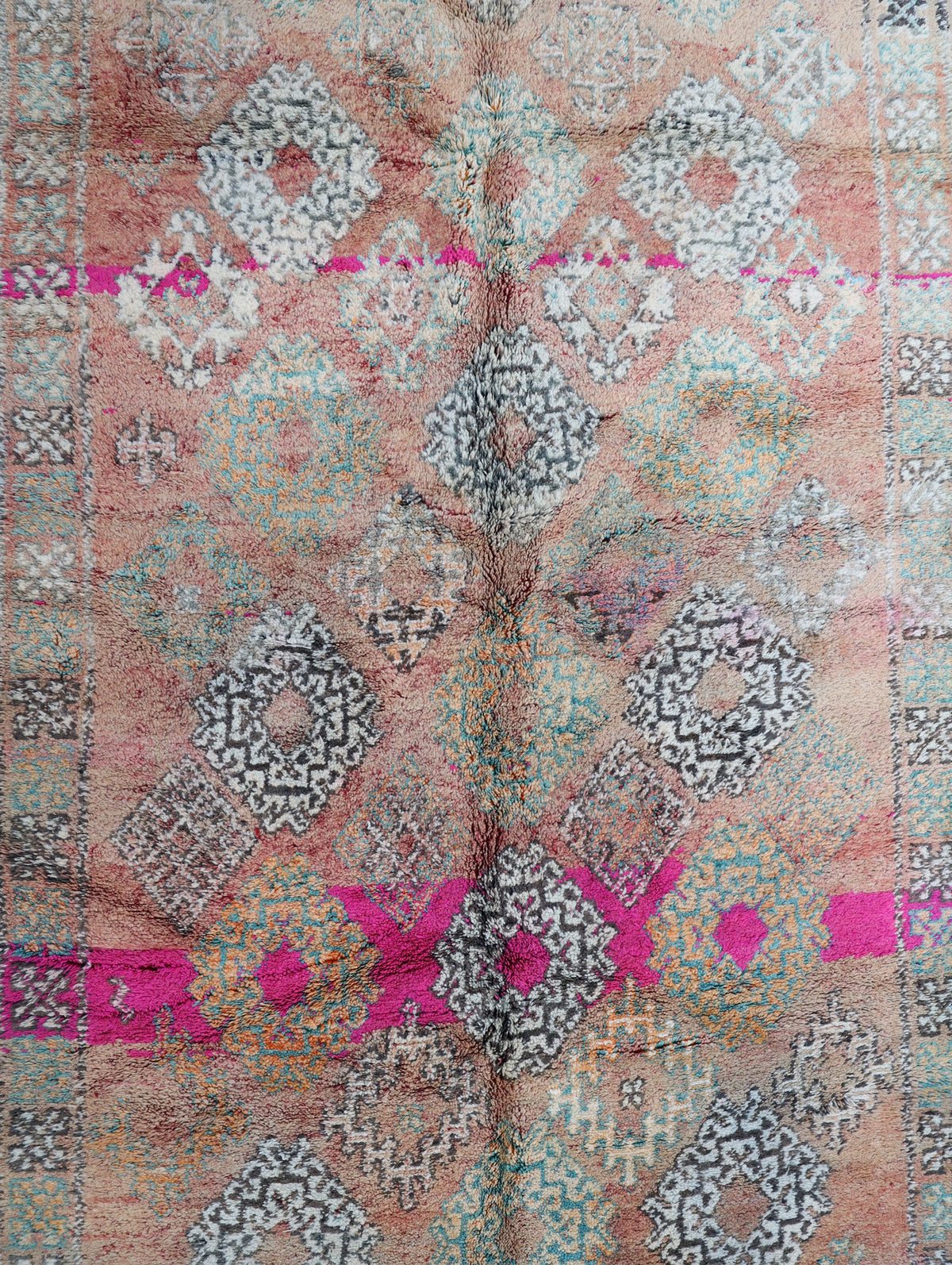 Melya Vintage Moroccan Rug 6'4" x 10'8"