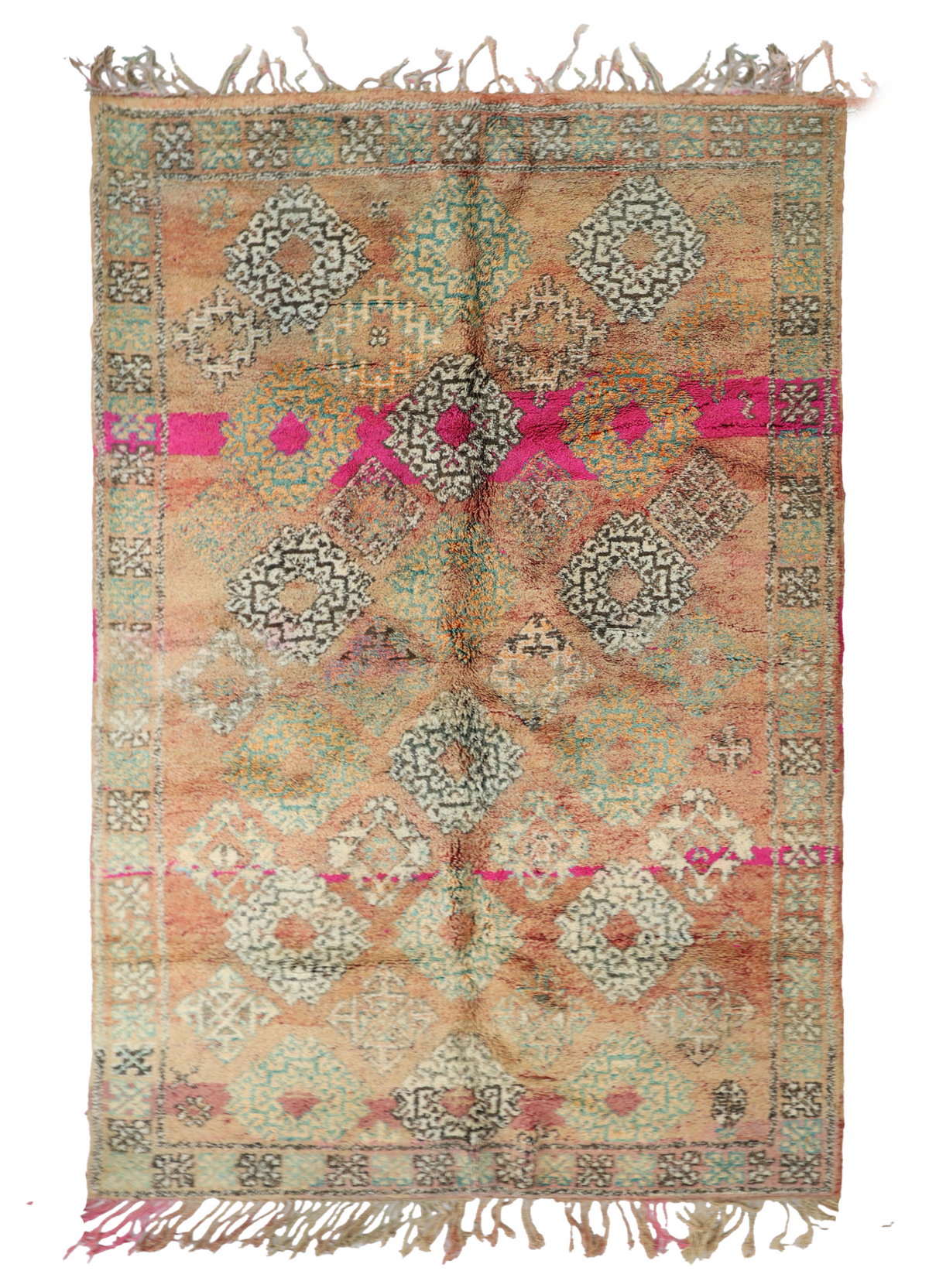 Melya Vintage Moroccan Rug 6'4" x 10'8"