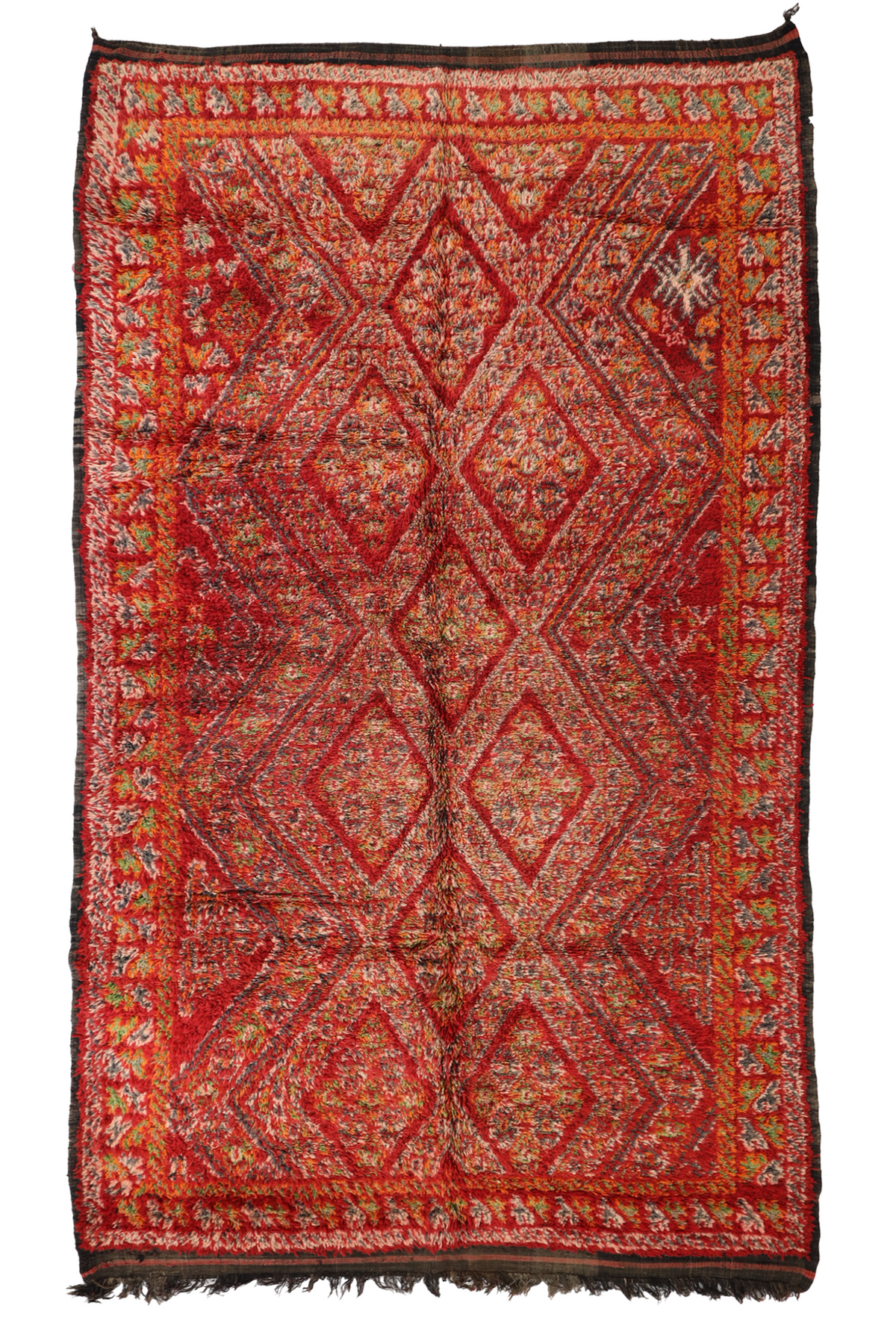Aneruz Vintage Moroccan Rug 6'6" x 12'5"