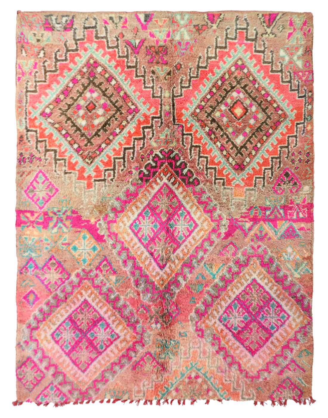 Usadden Vintage Moroccan Rug 6'3" x 8'5"