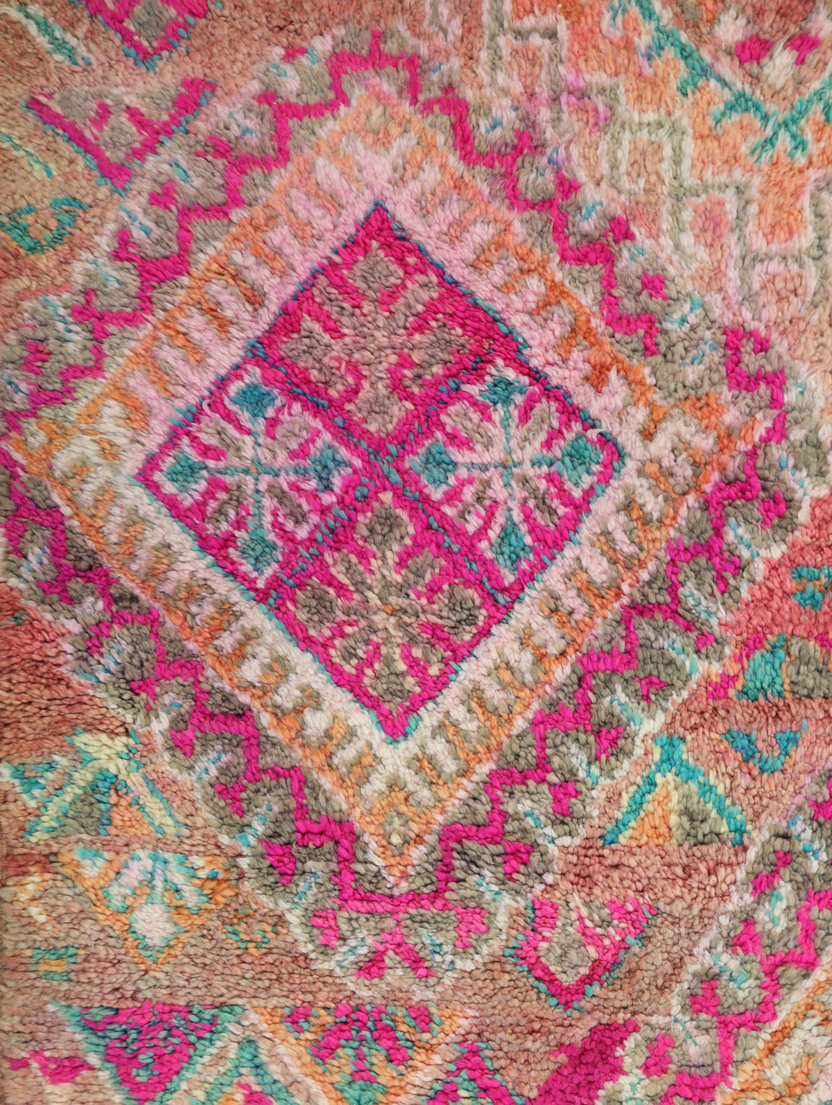 Usadden Vintage Moroccan Rug 6'3" x 8'5"
