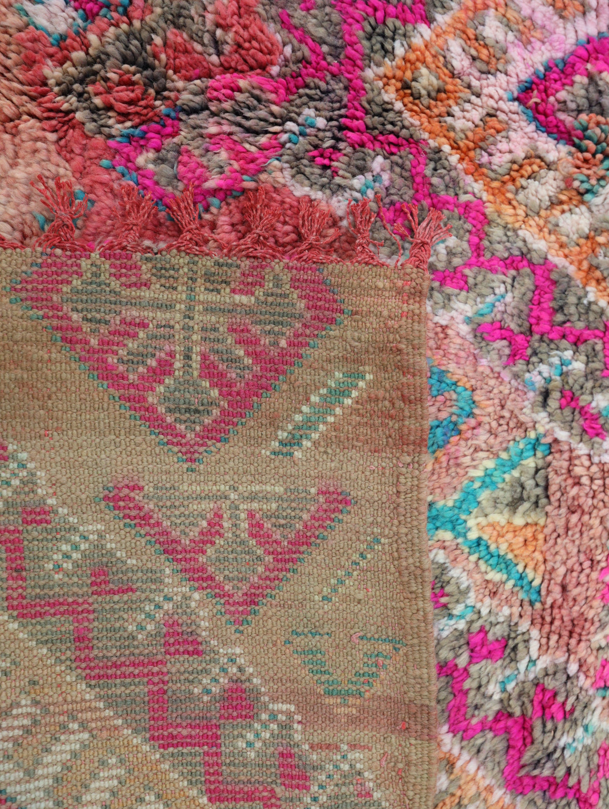Usadden Vintage Moroccan Rug 6'3" x 8'5"