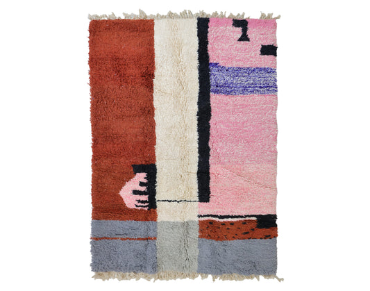 Imdoukal Beni Ourain Rug 4'9" x 7'1"