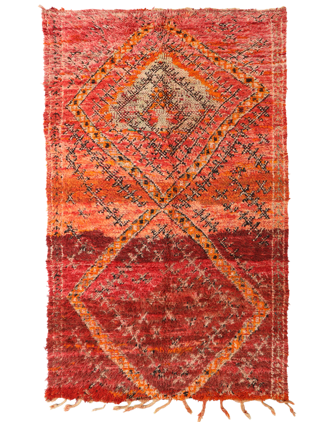 Amghar Vintage Moroccan Rug 4'8" x 9'7"