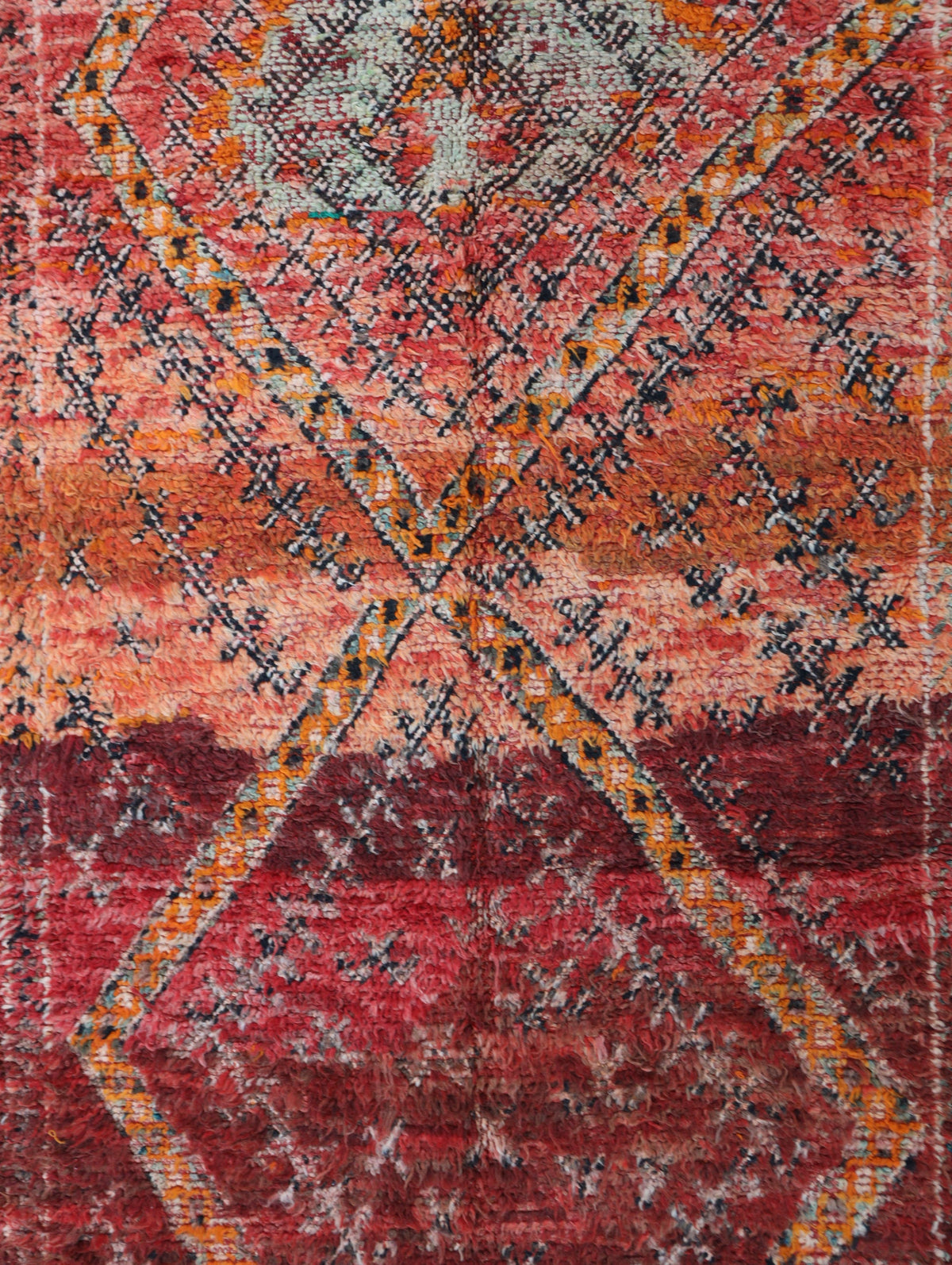 Amghar Vintage Moroccan Rug 4'8" x 9'7"