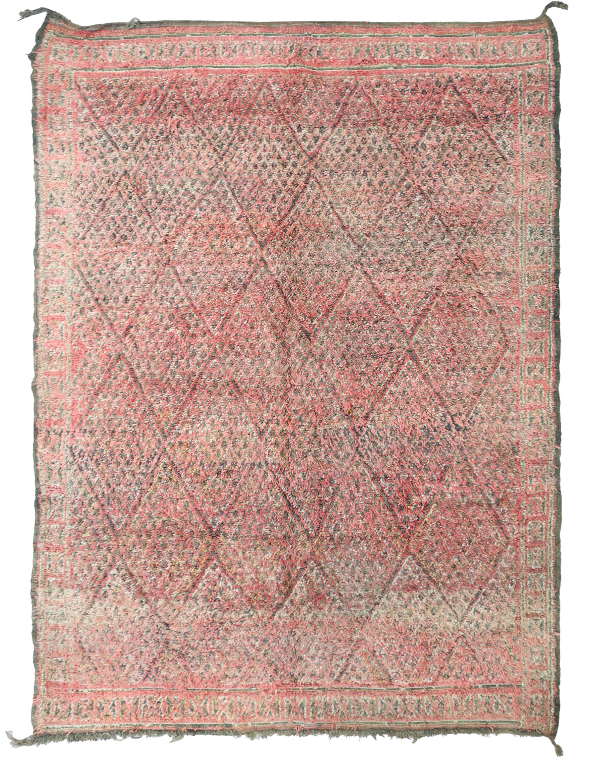 Afalkay Vintage Moroccan Rug 6'9" x 10'7"