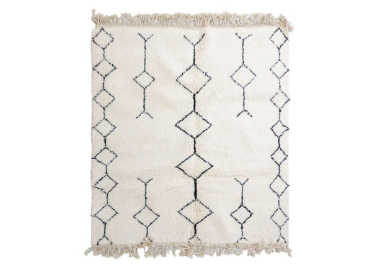 Tanirt Beni Ourain Rug 5'0" x 5'7"