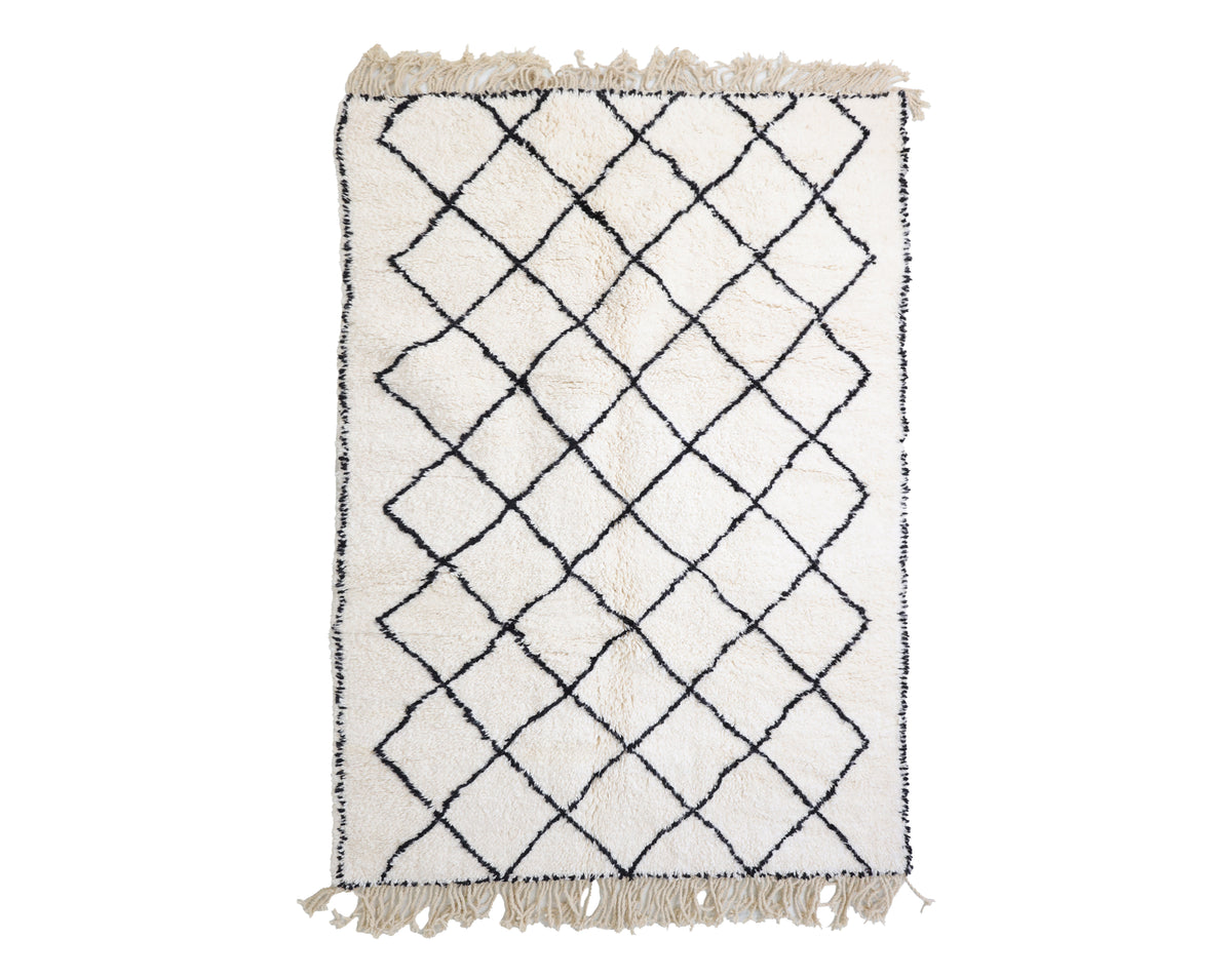 Bbiya Beni Ourain Rug - Custom Size