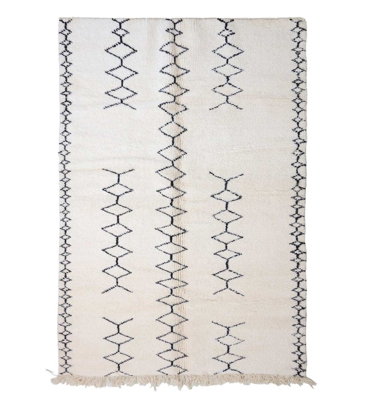 Ghnima Beni Ourain Rug 5'0" x 7'8"