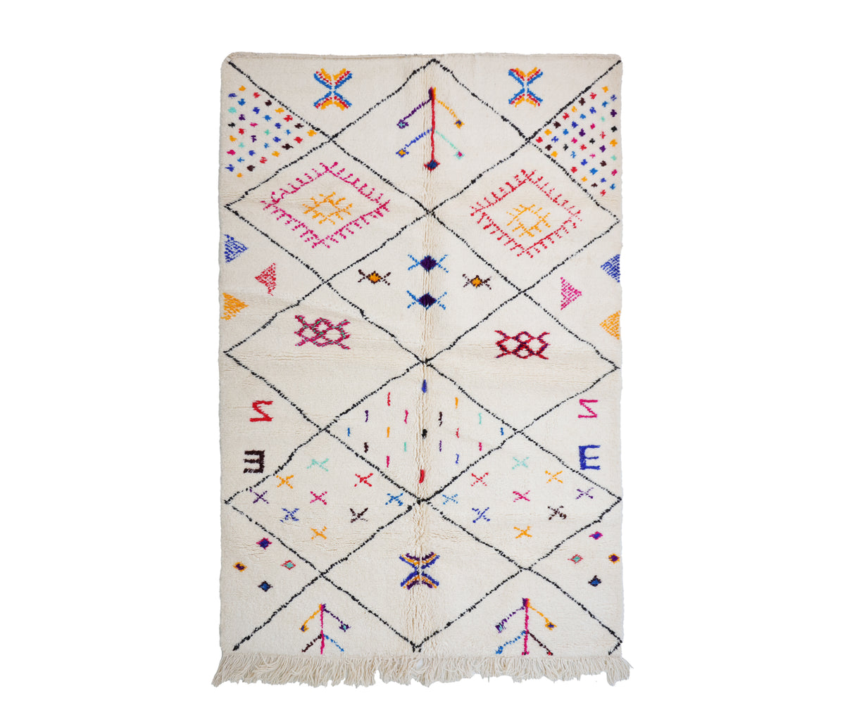 Meddur  Beni Ourain Rug - Custom Size