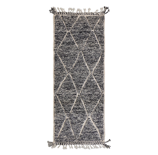 Taferujt Beni Ourain Rug 2'6" x 7'0"