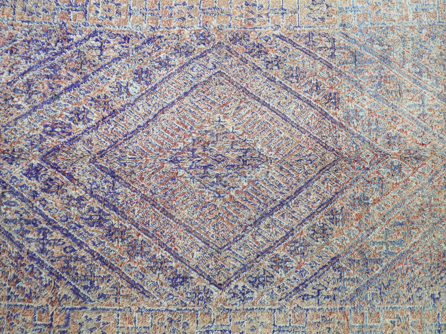 Businat Vintage Moroccan Rug 6'8" x 13'1"