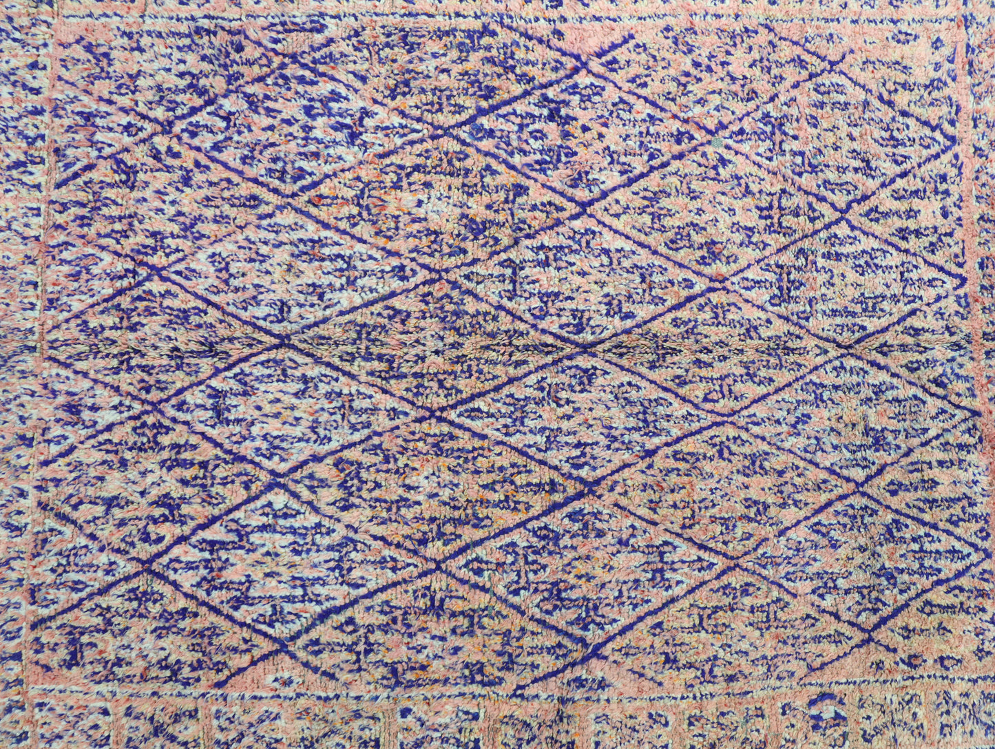 Azaghar Vintage Moroccan Rug  6'9" x 9'4"