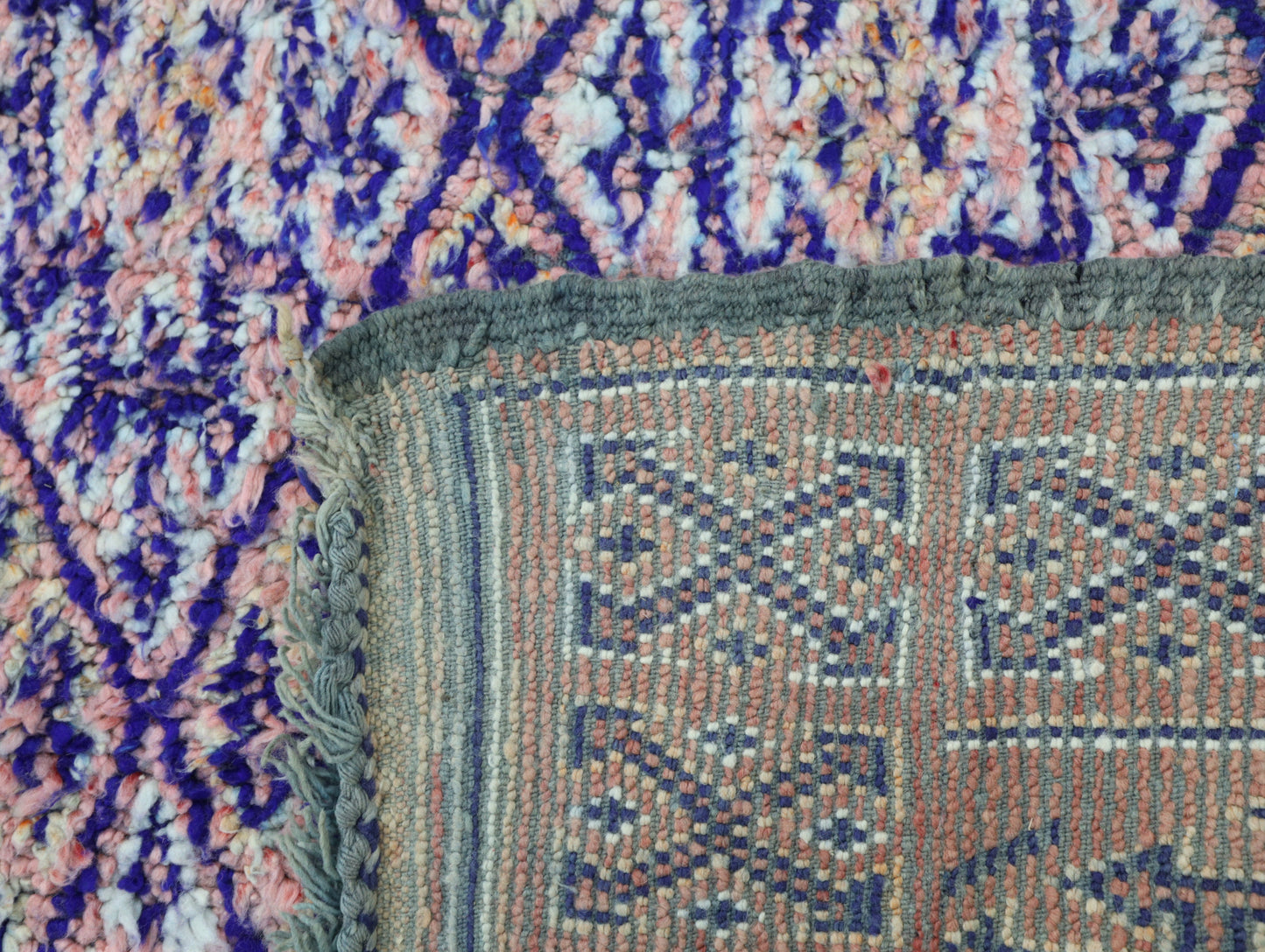 Azaghar Vintage Moroccan Rug  6'9" x 9'4"