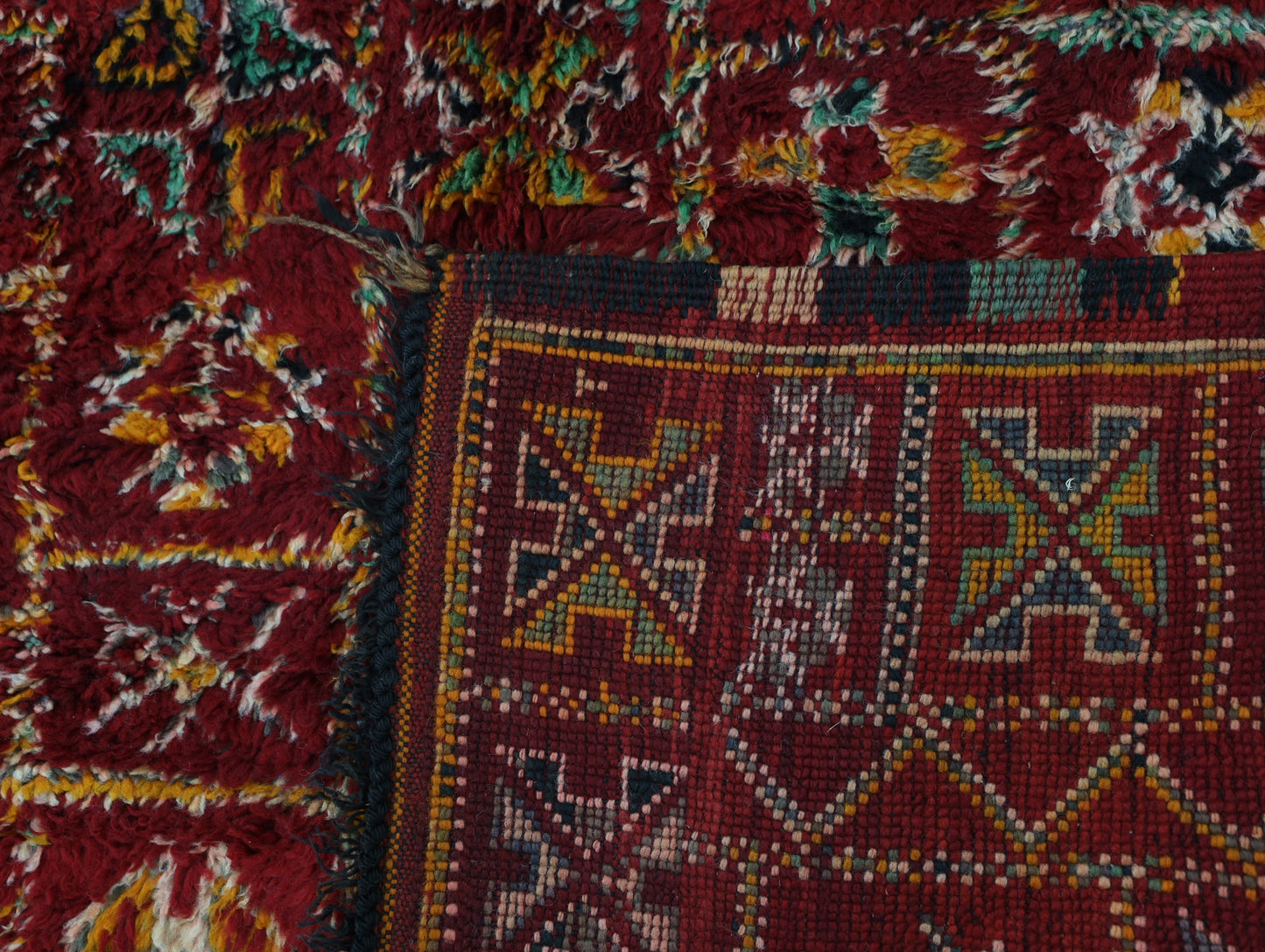 Agzoul Vintage Vintage Moroccan Rug 6'6" x 10'5"