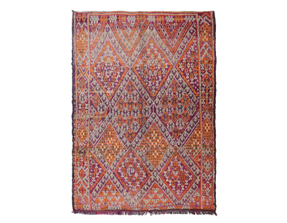 Dihia Vintage Moroccan Rug 5'5" x 7'6"