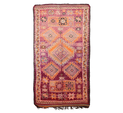 Amussu Vintage Moroccan Rug 5'2" x 11'4"