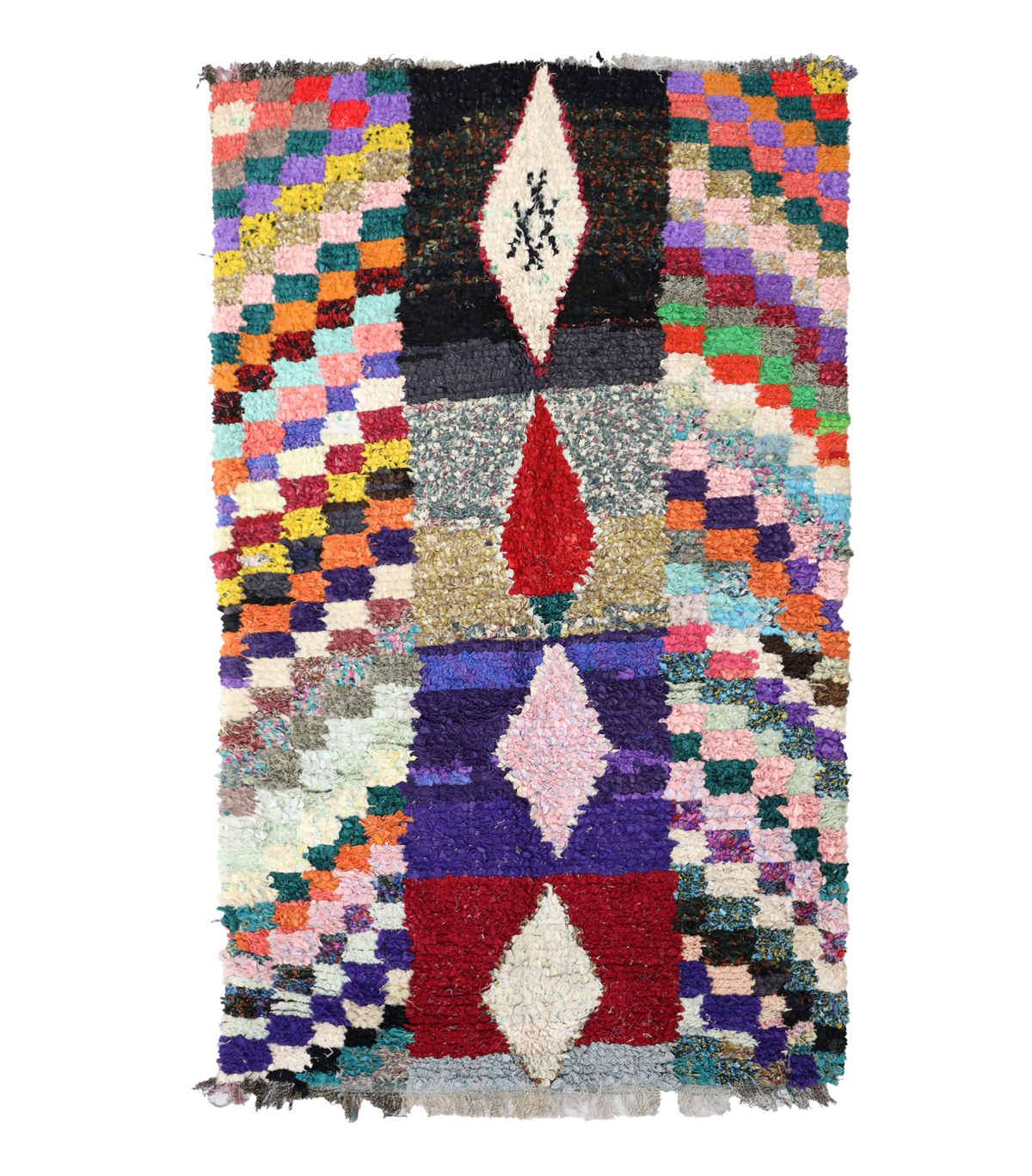 Massilya Boucherouite Rug 4'2" x 7'2"