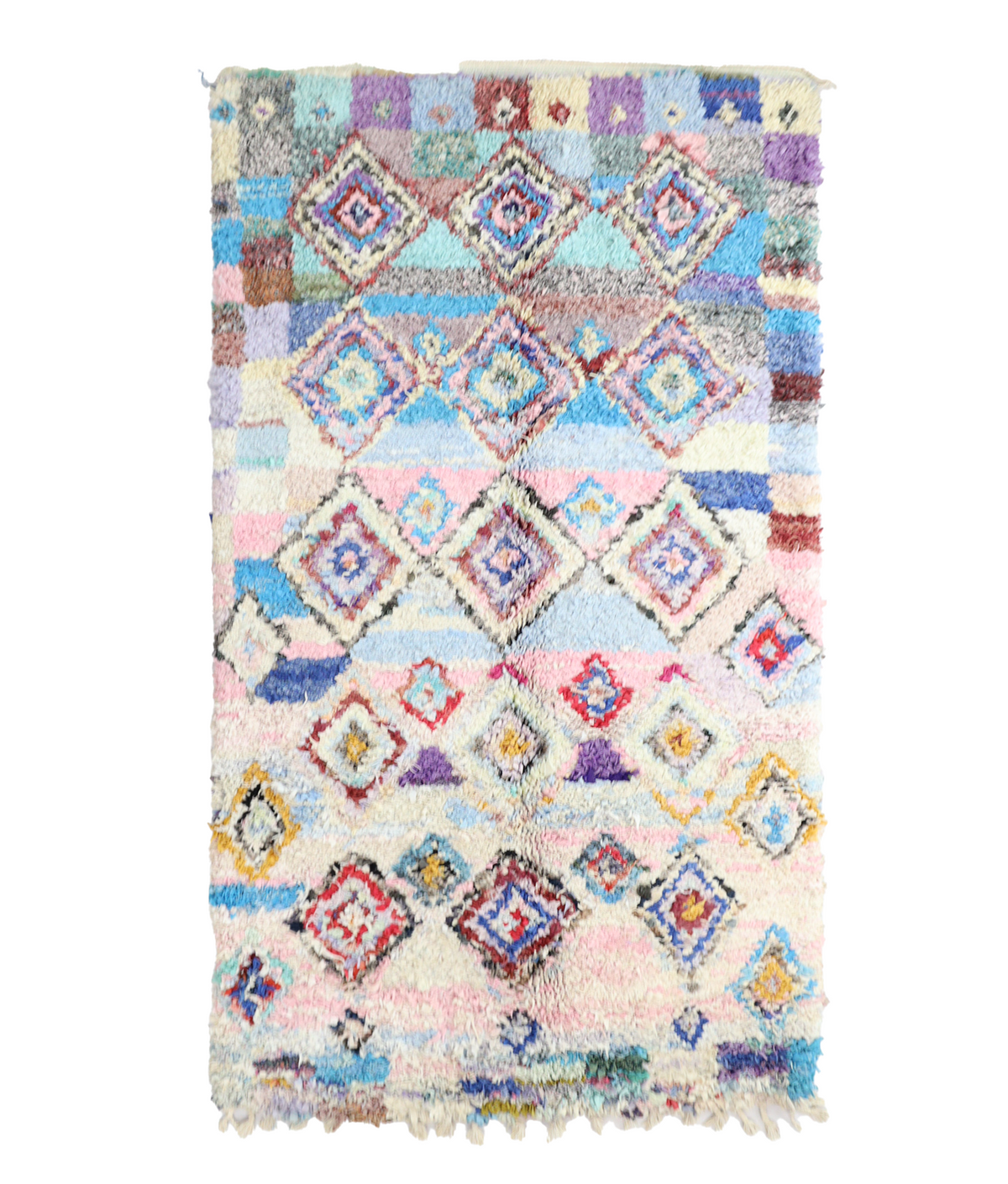 Gana Boucherouite Rug 3'9" x 7'3"