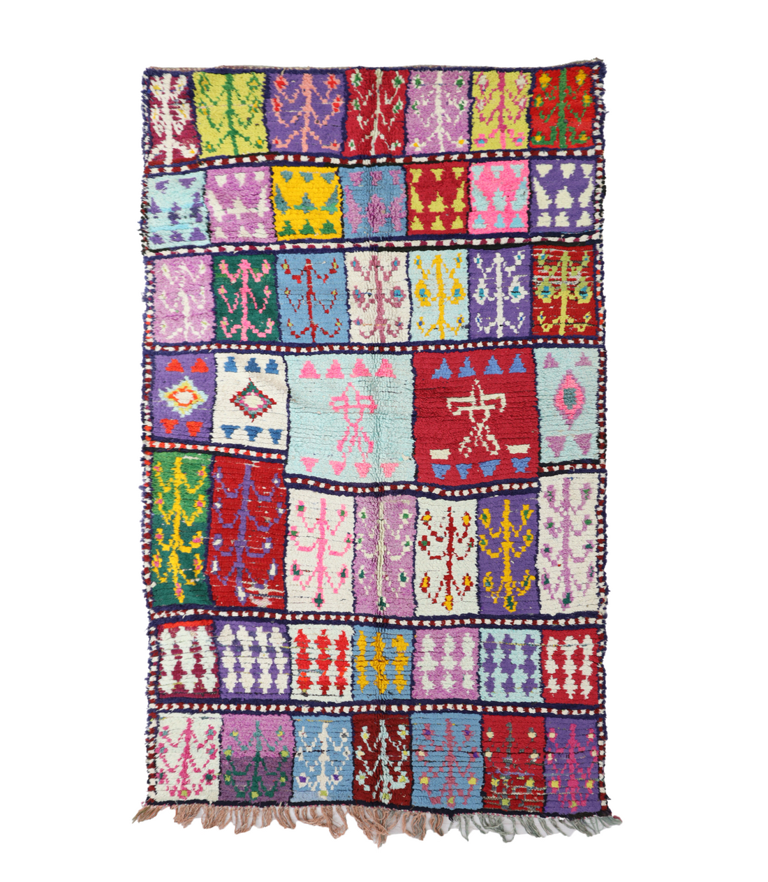 Chahra Boucherouite Rug 4'4" x 8'2"