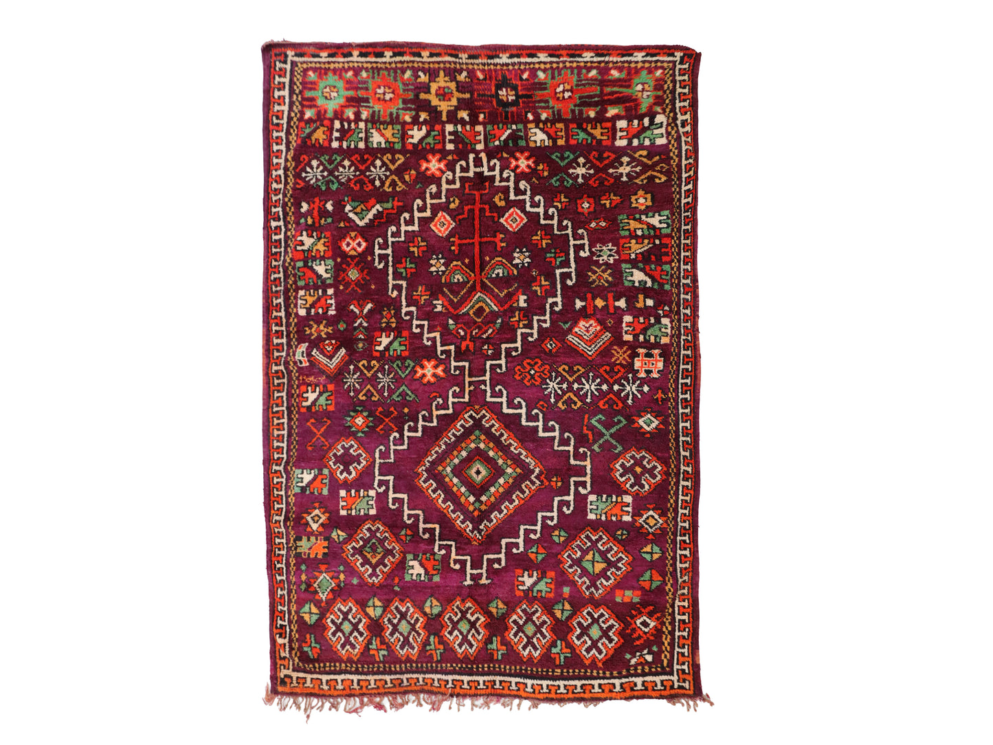 Zennu Vintage Moroccan Rug 6'6" x 9'4"