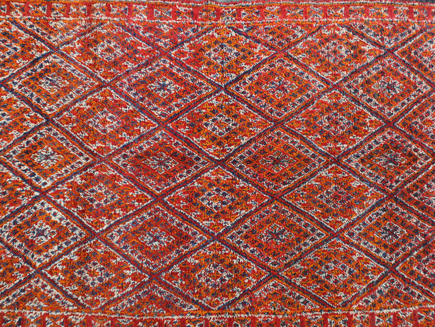 Ameghnas Vintage Moroccan Rug 6'9" x 11'2"