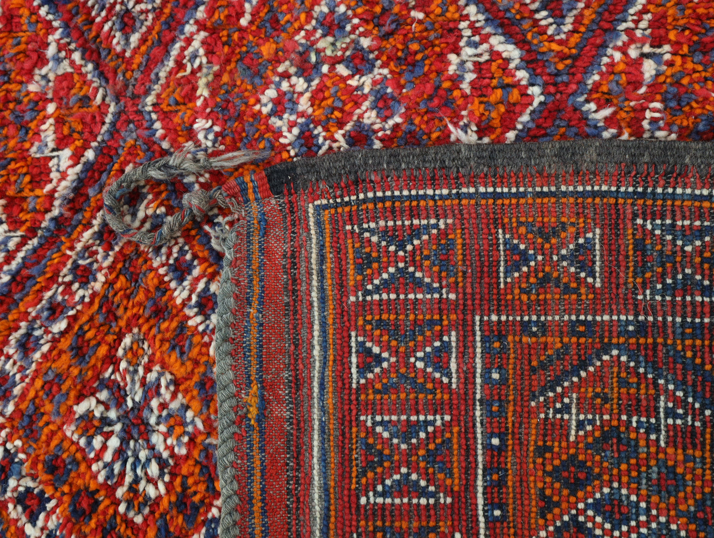 Ameghnas Vintage Moroccan Rug 6'9" x 11'2"