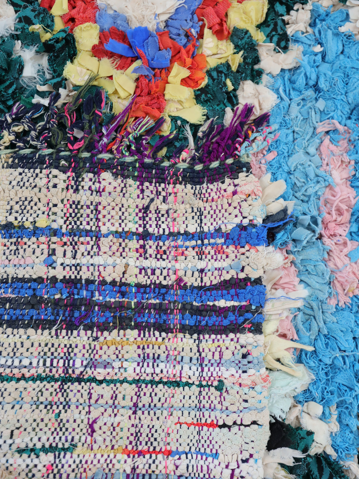 Tantalwit Boucherouite Rug 3'3" x 6'9"