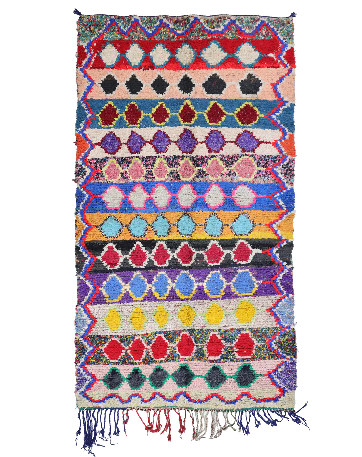 Aderfi Boucherouite Rug 5'3" x 8'7"