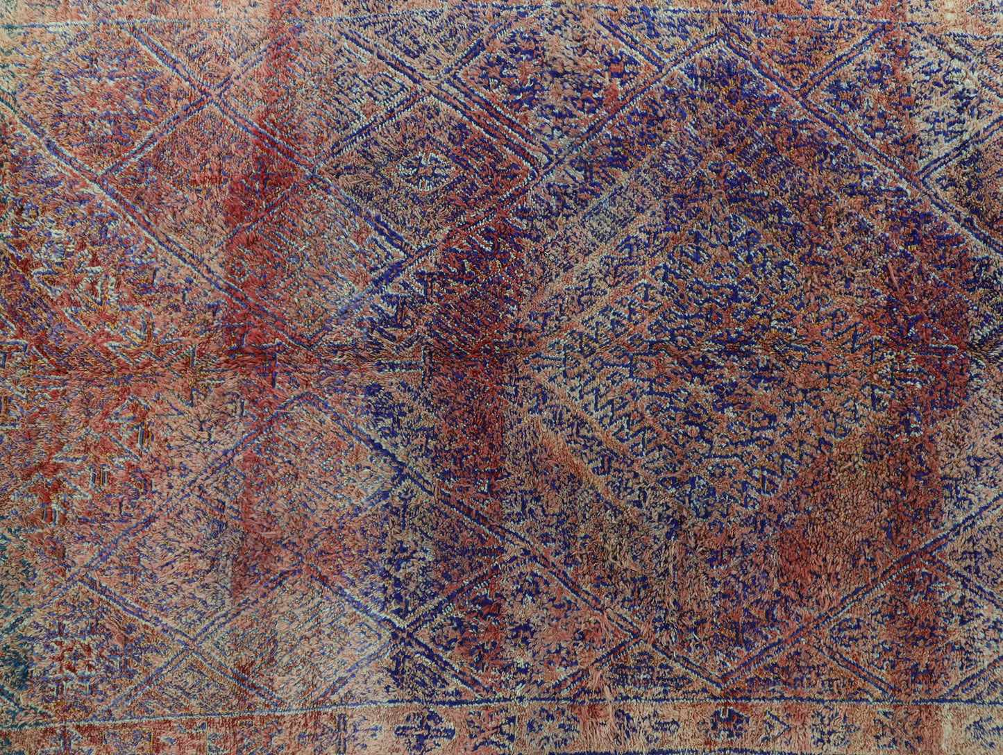 Hizal Vintage Moroccan Rug 6'6" x 11'3"