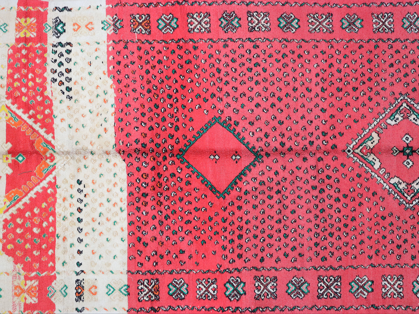 Tadefi Vintage Moroccan Rug  5'7" x 11'7"