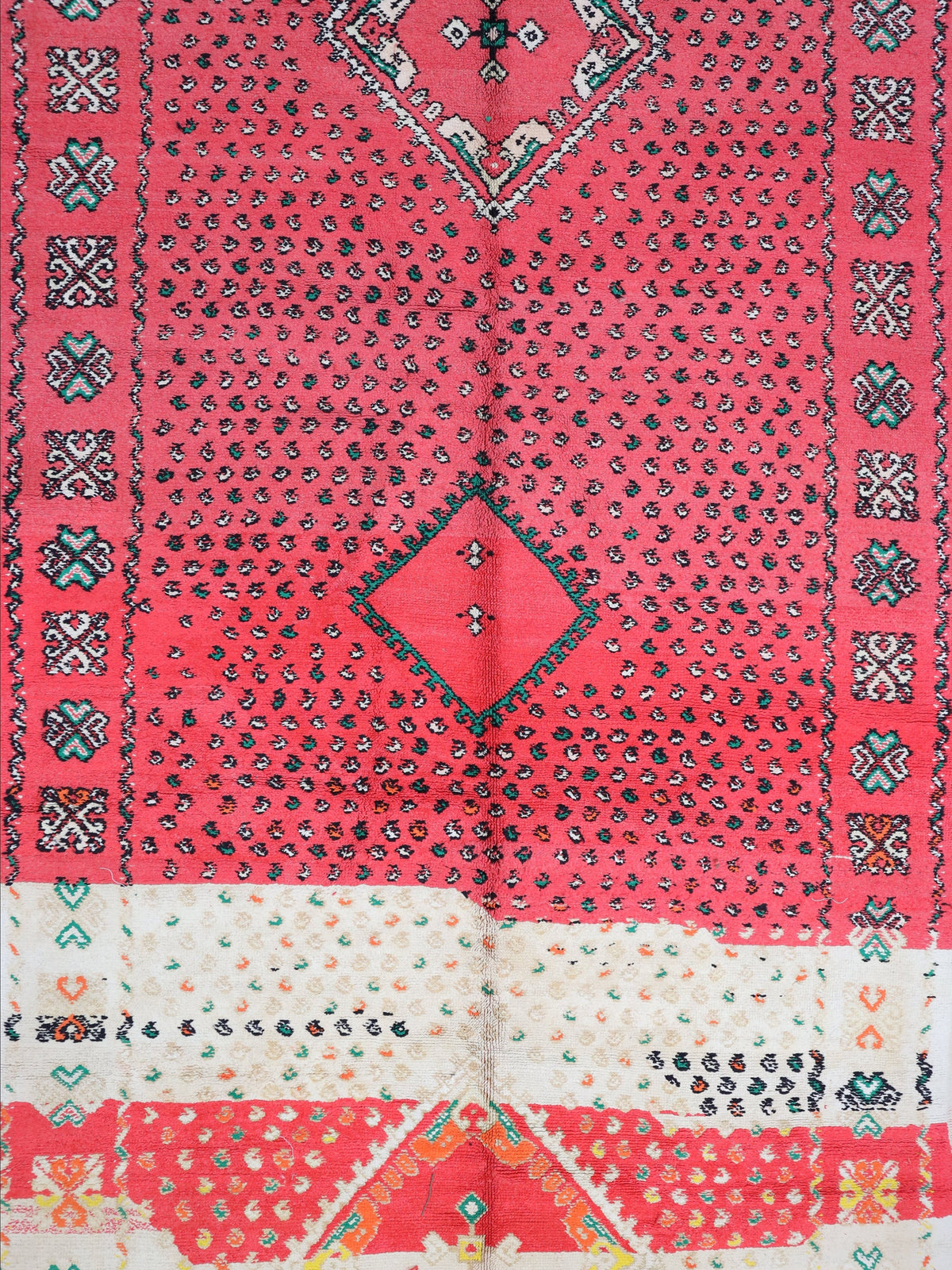 Tadefi Vintage Moroccan Rug  5'7" x 11'7"