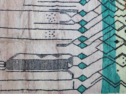 Tighremt Moroccan Rug 5'2" x 8'8"