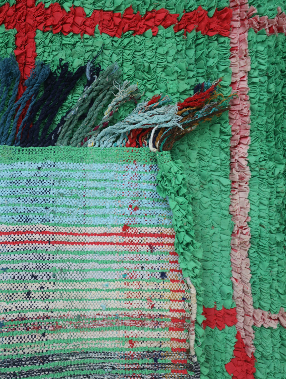 Tagrawla Boucherouite Rug 4'3" x 5'4"