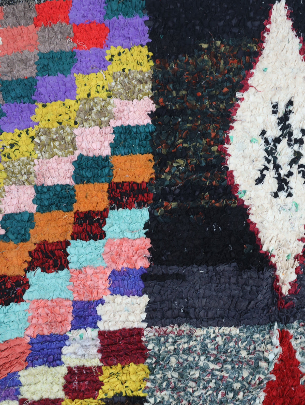 Massilya Boucherouite Rug 4'2" x 7'2"