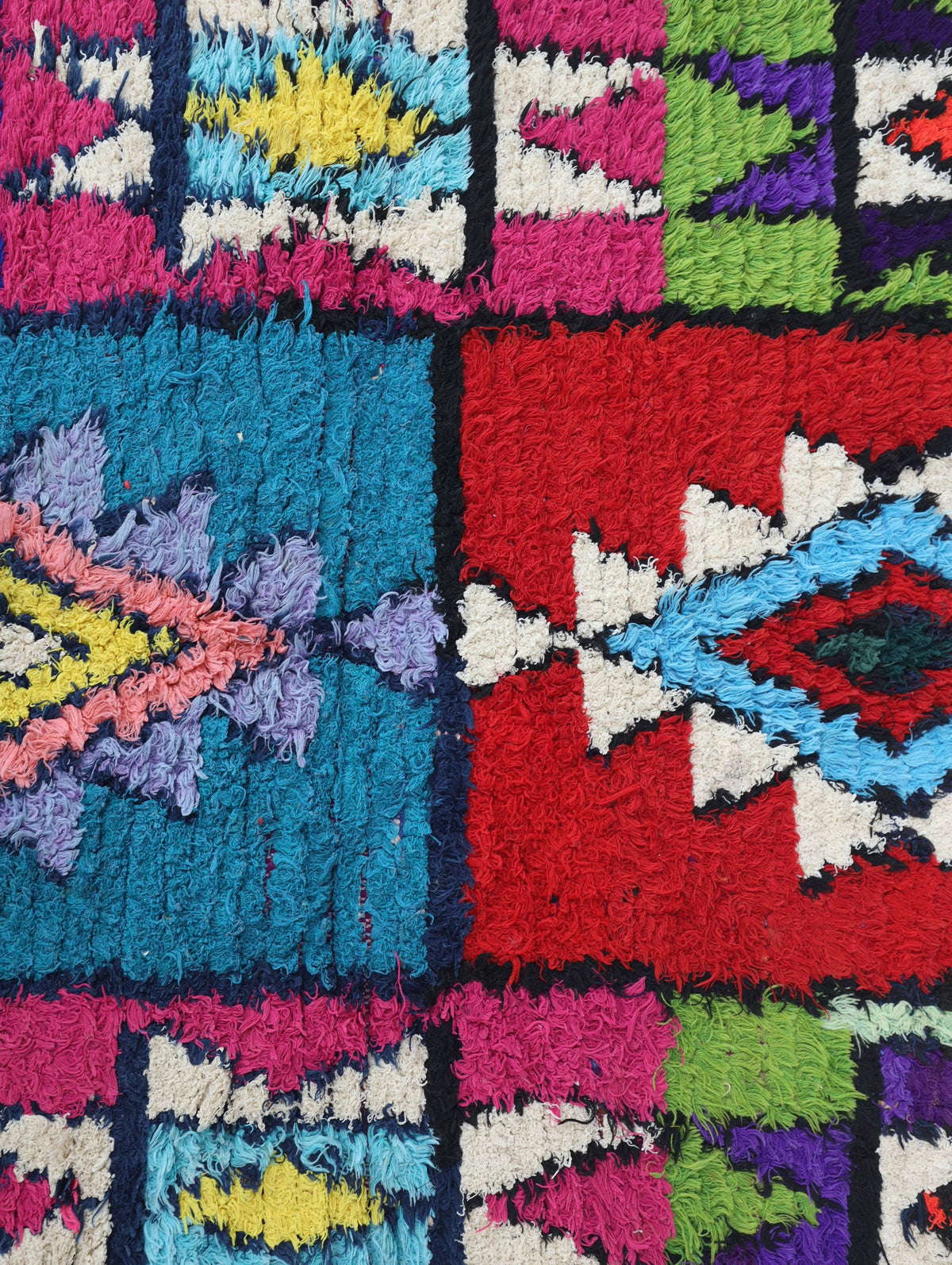 Abba Boucherouite Rug 3'3" x 6'2"