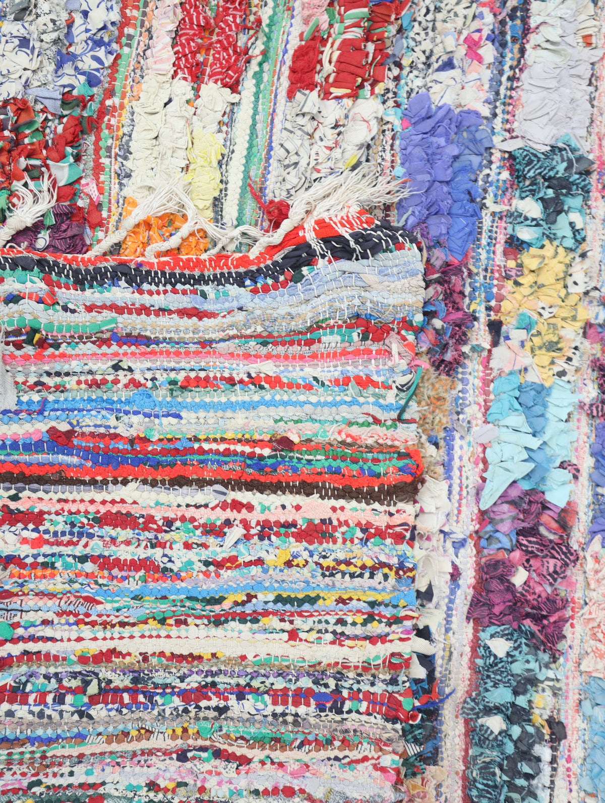 Izemrasen Boucherouite Rug 4'2" x 8'3"